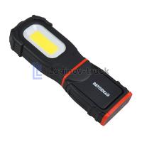 Фонарь светодиодный поворотный с магнитом 5W COB+3W LED, 500Lm, Li-ion 1800mAh (АвтоDело)(29046)