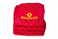 Чехол-сиденья стеганый (Alicante) RENAULT PREMIUM 2002 (2 ремня) 2 выс.сид.(18661)