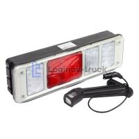 Фонарь задний Krone New Корона 029 (24в) L с разъемом  EasyConn 7pin,4x2pin и габаритом (29129)