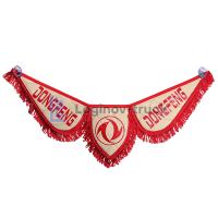 Вымпел тройной Эко Кожа DONGFENG Бежевый (27689)