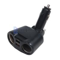 Разветвитель прикур.2 гнезда  2USB QC3.0  12-24 (27731)