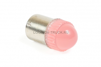 Лампа большой цоколь МИГАЛКА Красная1156-3D FLASH ЛИНЗА 24 V(22729)