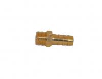 Фитинг 1/4x10mm резьба наружняя/елочка 10mm латунь (21511)