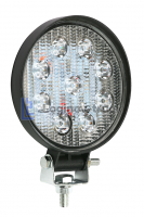 Фара светодиодная 12/27V 27W-3030-9SMD W SPOT круг диаметр 110mm толщина 20mm(23264)