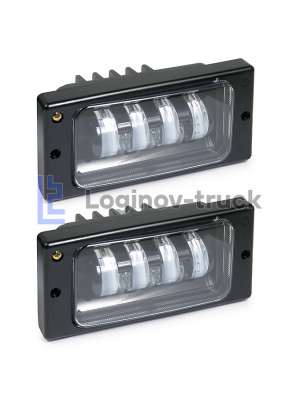 Фара П/Т универ. 12V 70W 6000К SPOT 170mm*80mm*55mm (комплект - 2 шт) (27048)