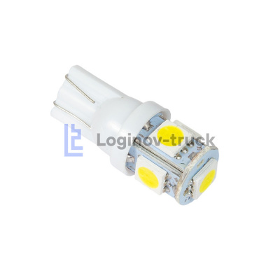 Лампа безцокольная 5 SMD (Кукуруза) Белый 24V(10424)