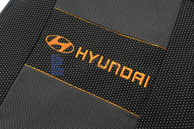 Чехол-сиденья ЭКО КОЖА Комбиниров. (серый) HYUNDAI 78(19765)