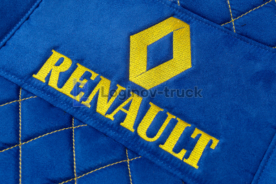 Чехол-сиденья стеганый (Alicante) RENAULT PREMIUM 2002 (2 ремня) 2 выс.сид.(18660)