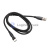 Провод зарядный USB Type-C нейлоновая оплетка 1м с поворотом 180