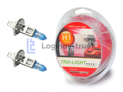 Галогеновая лампа H1 12V 55W (+150%) TRD (2шт.) (25606)
