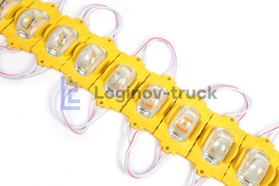 Лента модульная 5430-3SMD 1.4W 24V Желтый (20 шт) (24541)