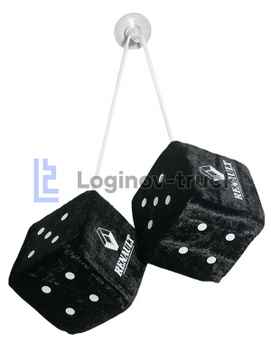 Вымпел КУБИКИ RENAULT Черный (26581)
