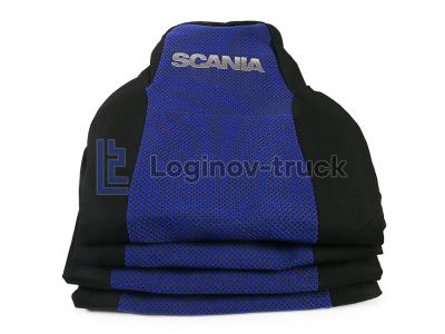 Чехол-сиденья SCANIA 6 серия с 2021г. (1 ремень/ 1 выс. 1низ.) (25699)