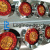 Фонарь  LED Универсальный ХРОМ 4 круга 24V 67х20х4см (2шт. к-т) (26741)