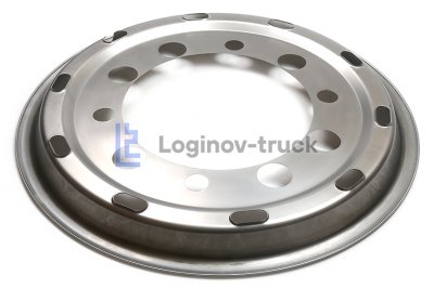 Колпак колеса 22,5 R перед/зад (Глуб-30 мм) INOX (к-кт)(10344)