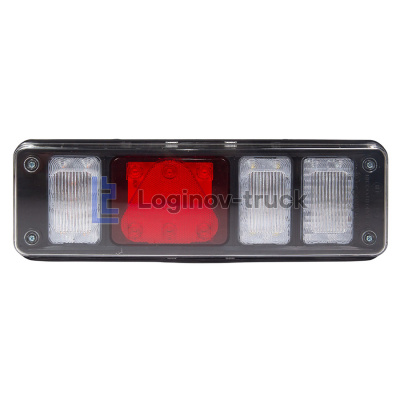 Фонарь задний UNIVERSAL, Krone New 029 (24в) L с  разъем EasyConn 7pin, 4x2pin (29108)