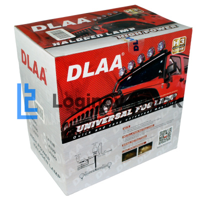 Фара П-Т универсальная  дальний свет DLAA прямоуг. 115*163мм (500036)(16814)