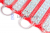 Лента модульная 2835-24SMD 6W 24V Красный (10 шт) (24544)