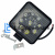 Фара светодиодная 12/27V 27W-3030-9SMD W SPOT квадрат 110mm*125mm*20mm (23737)