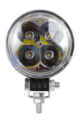 Фара светодиодная 12/27V 12W 5009 SPOT 4 диода (шт)(16288)