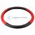 Оплетка на руль 45см Loginov-Truck  Экокожа Перфорация Комбин. Черно-Красный (28196)