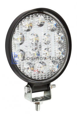 Фара светодиодная 12/80V 42W 14SMD диаметр 100mm толщина 20mm(23282)