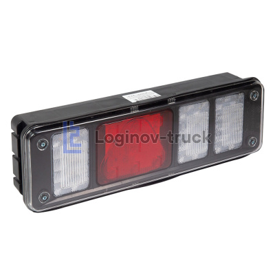 Фонарь задний UNIVERSAL, Krone New 029 (24в) L с  разъем EasyConn 7pin, 4x2pin (29108)