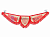 Вымпел тройной Эко Кожа SCANIA Бежевый(25002)