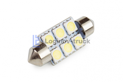 Лампа 6 SMD (салон) 36 мм(18154)