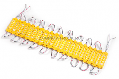 Лента модульная 6 LED, 2W Желтый (20 шт) 20438 (21438)