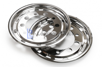 Колпак колеса 22,5 R перед/зад (Глуб-40 мм) INOX (к-кт)(10345)