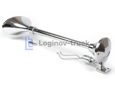 Сигнал YL- 660  1- рожк.  хром  24 v  овал.(420)