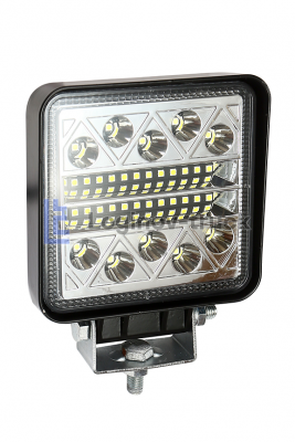 Фара светодиодная 12/27V 102W 34LED квадрат(23868)