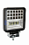 Фара светодиодная 12/27V 126W 42LED квадрат(23866)