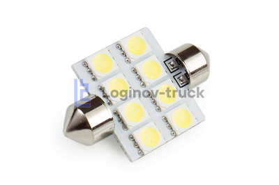 Лампа 8 SMD (салон) 36 мм(18156)
