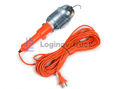 Лампа переносная 220V/60W (кабель 8 м.)(25201)
