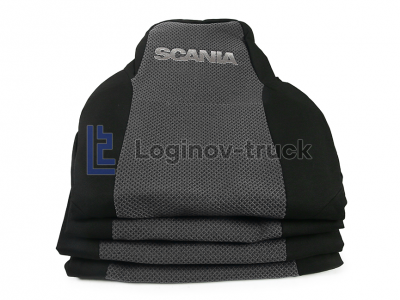 Чехол-сиденья SCANIA 6 серия с 2021г. (1 ремень/ 1 выс. 1низ.) (25698)
