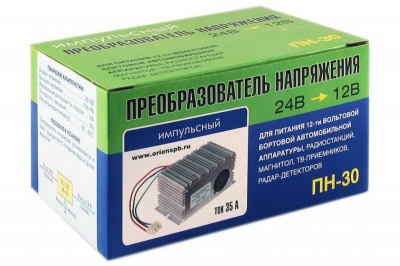 Преобразователь напряжения ВЫМПЕЛ ПН-30 24-12 35 амп
