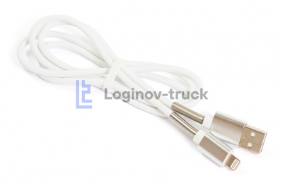 Провод зарядный силиконовый для Apple Lighting, 1 м(22886)