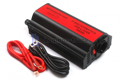 Конвертер с 24 V на 220 V   (1000 вт)(9441)