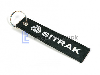 Брелок SITRAK ткань, вышивка 13*3 (26698)