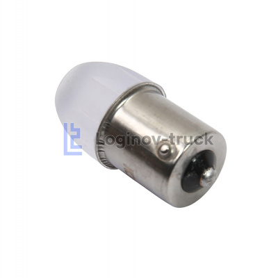 Лампа большой цоколь 1156-SMD3 24 V (линза) белая(10399)