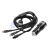Зарядное устройство 1 USB 1 Type-C быстрая зарядка DC12V-24V iPhone+Android+Type-C (28161)