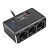 Разветвитель прикур. 3-х фазный  (2USB) 3.0 +2.1A с вольтметр (28140)