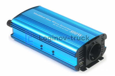 Конвертер  REMARK с 12 V на 220 V с USB (800 вт)(25082)