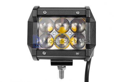 Фара светодиодная 12/27V  6 FLOOD SMD 18W (шт)(17891)