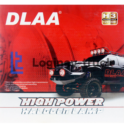 Фара П-Т универсальная  дальний свет DLAA прямоуг. 115*163мм (500036)(16814)