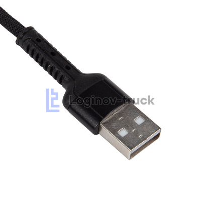 Провод зарядный TYPE-C  в оплетке 1м (29479)