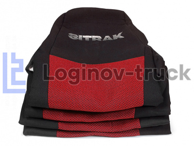 Чехол-сиденья HOWO SITRAK G7/C7H с 2022г. (2 ременя) 2 выс. сид. (27143)