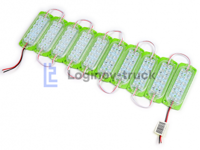 Лента модульная 2835-12SMD 2.4W 480LM 24V Зеленый (10 шт) (24553)